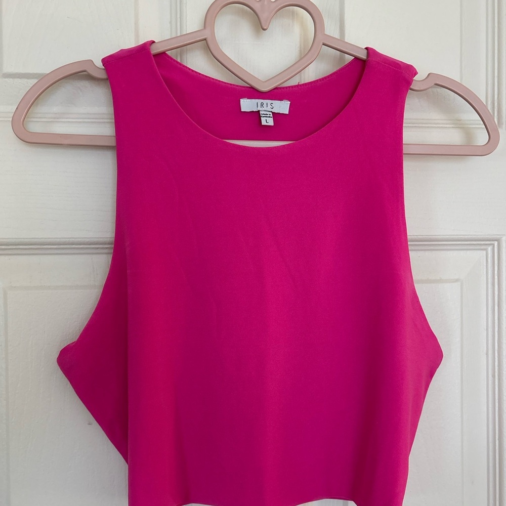 Iris Women's Bright Pink Tank Top